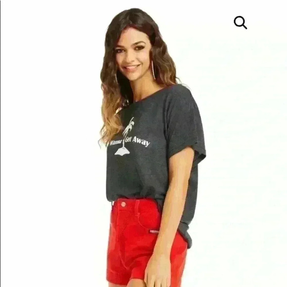 Wildfox Isle Wanna Get Away Gray Manchester Tee - Picture 2 of 10